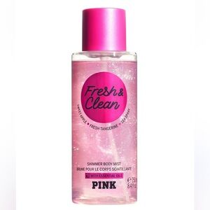 VS Pink Fresh and Clean Shimmer Body Mist Perfume